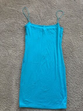 naked wardrobe Turquoise Blue Tank dress